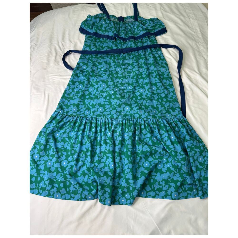 Derek Lam Crosby Floral Popover Midi Dress Size 12 - Picture 10 of 15